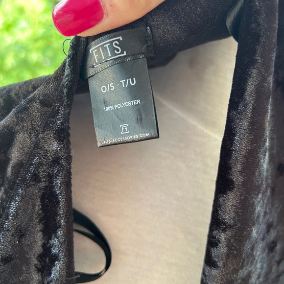 Brush velvet wrap - Picture 3 of 5